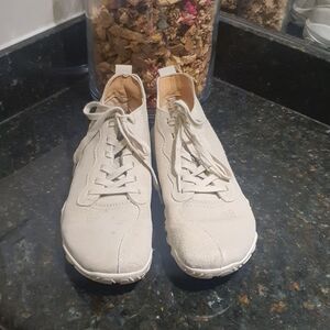 vivobarefoot women’s novus mid lace up chrome free bio leather hi tops trainer